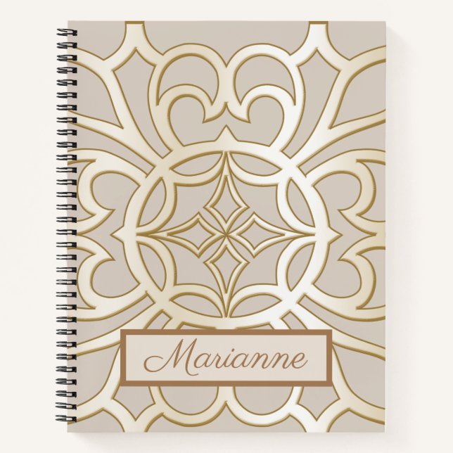 Jacquard Impression Pattern Notebook (Front)