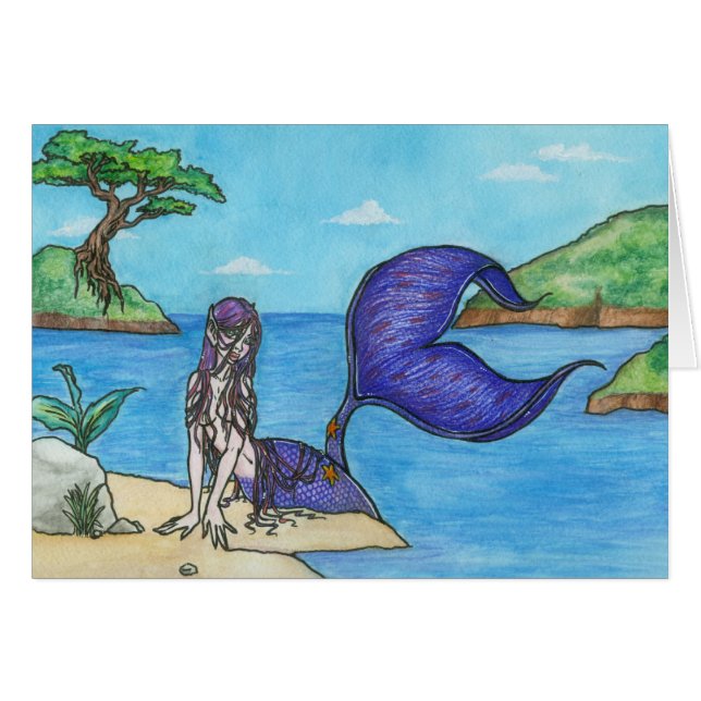 Jacqueline Mermaid Card (Front Horizontal)