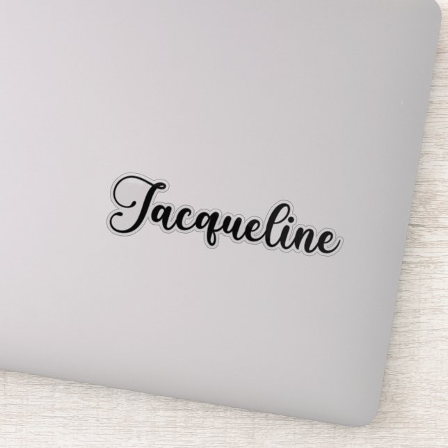 Jacqueline Name - Handwritten Calligraphy (Detail)