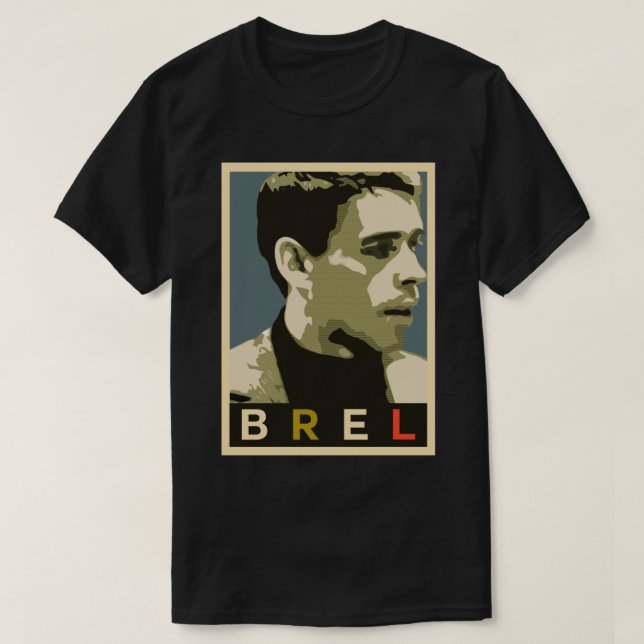 Jacques Brel Classic T-Shirt (Design Front)