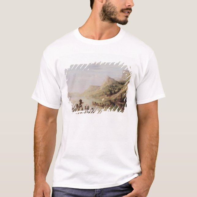 Jacques Cartier Discovering the St. Lawrence T-Shirt (Front)