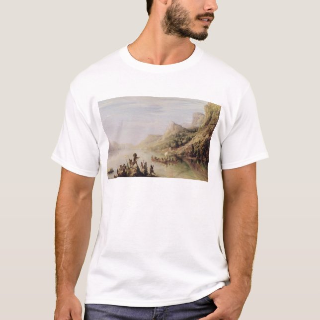Jacques Cartier Discovering the St. Lawrence T-Shirt (Front)