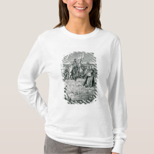 Jacques Cartier  Setting up a Cross at Gaspe T-Shirt
