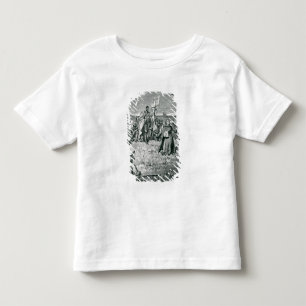 Jacques Cartier Setting up a Cross at Gaspe Toddler T-Shirt