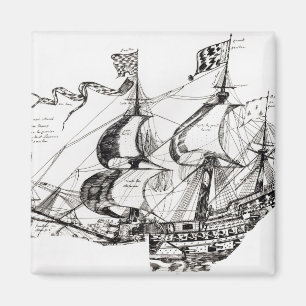 Jacques Cartier's ship, 'Rarete Indes Magnet