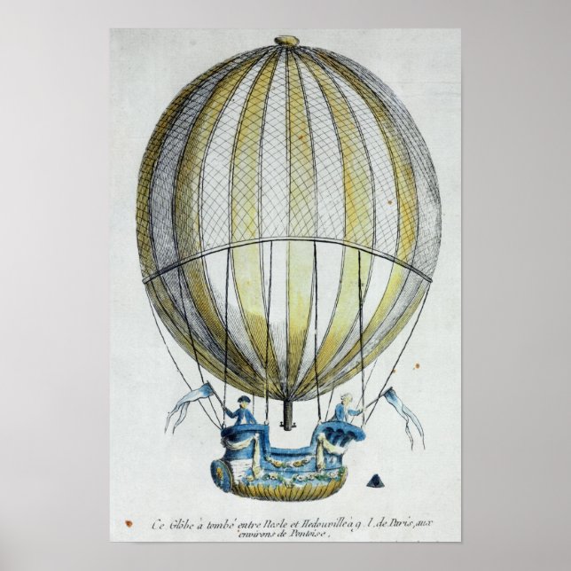 Jacques Charles and Nicholas Robert's  Balloon Poster (Front)