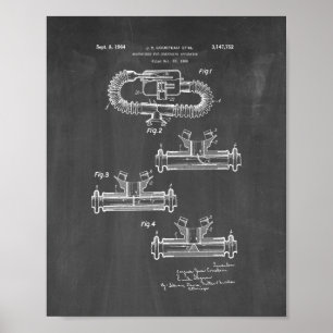 Jacques Cousteau Mouthpiece For Breathing Apparatu Poster