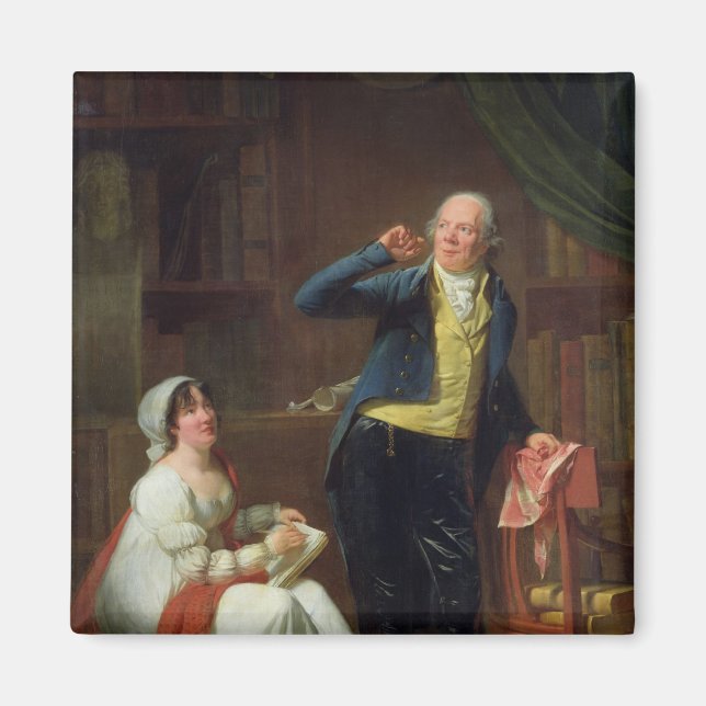 Jacques Delille  and his Wife, 1802 Magnet (Front)