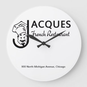 Jacques French Restaurant, Chicago, Illinois Large Clock