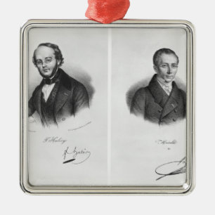 Jacques Fromental Halevy and Ferdinand Herold Metal Tree Decoration
