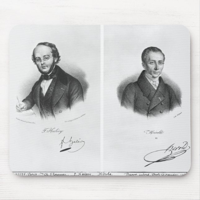 Jacques Fromental Halevy  and Ferdinand Herold Mouse Mat (Front)