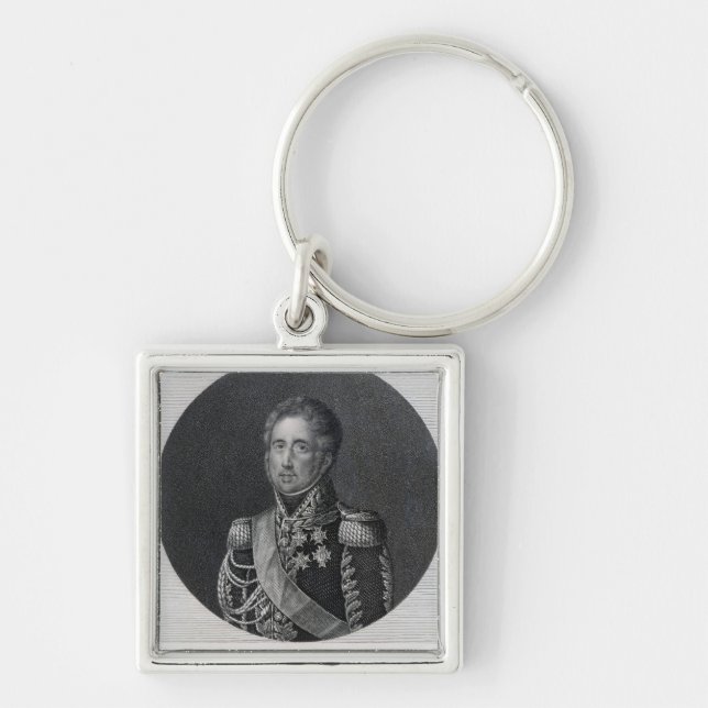 Jacques Law, Marquis de Lauriston Key Ring (Front)
