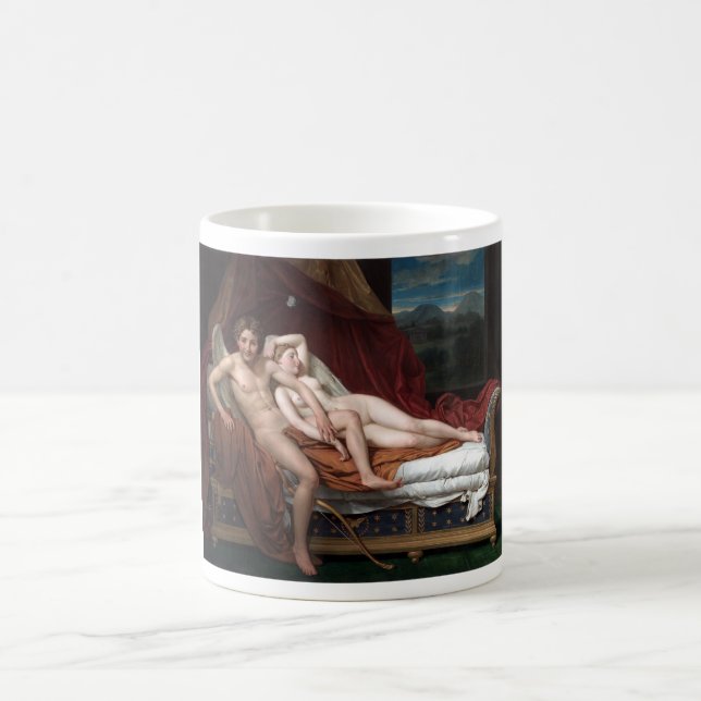 Jacques-Louis David Cupid and Psyche Coffee Mug (Center)