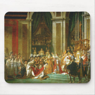 Jacques Louis David The Consecration Of Napoleon Mouse Mat