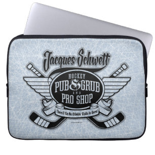 Jacques Schwett Hockey Pro Shop Laptop Sleeve