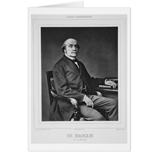 Jacques Victor Albert de Broglie (1821-1901), from (Front)
