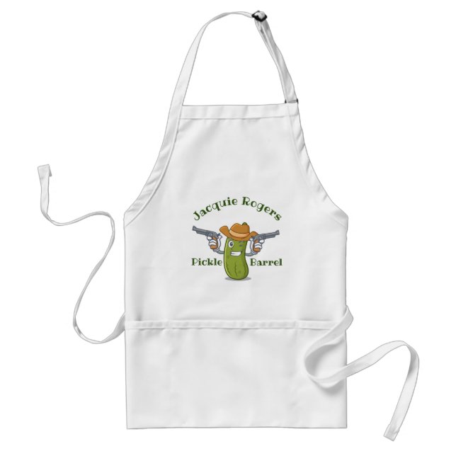 Jacquie Rogers Pickle Barrel Apron (Front)
