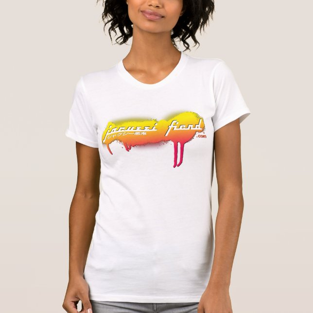 Jacuzzi Fiend White JapanTag T-Shirt (Front)