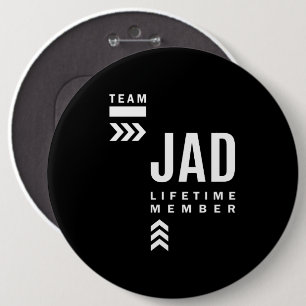 Jad Personalised Name Birthday Gift 6 Cm Round Badge
