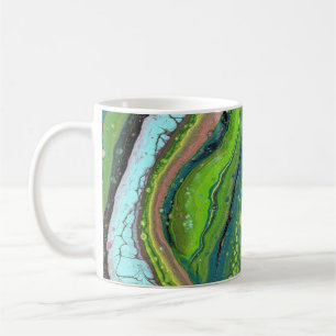 Jada 3 Crazy Green Abstract Mug