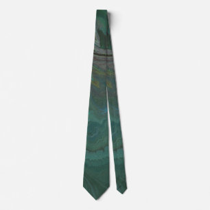 Jade 1 Abstract Green Marble Tie