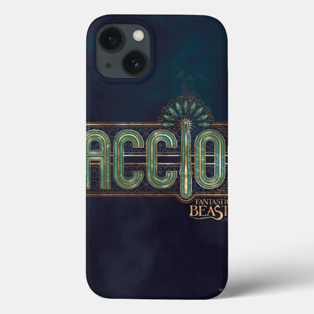 Jade Art Deco ACCIO™ Spell Graphic Case-Mate iPhone Case (Back)