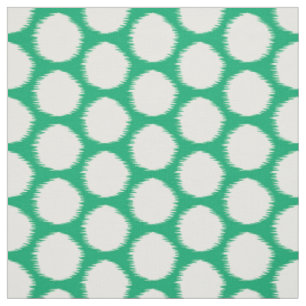 Jade Asian Moods Ikat Dots Fabric