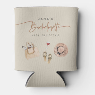 JADE Bohemian Napa Wine Country Bachelorette Can Cooler