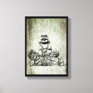 Jade Buddha Wrapped Canvas