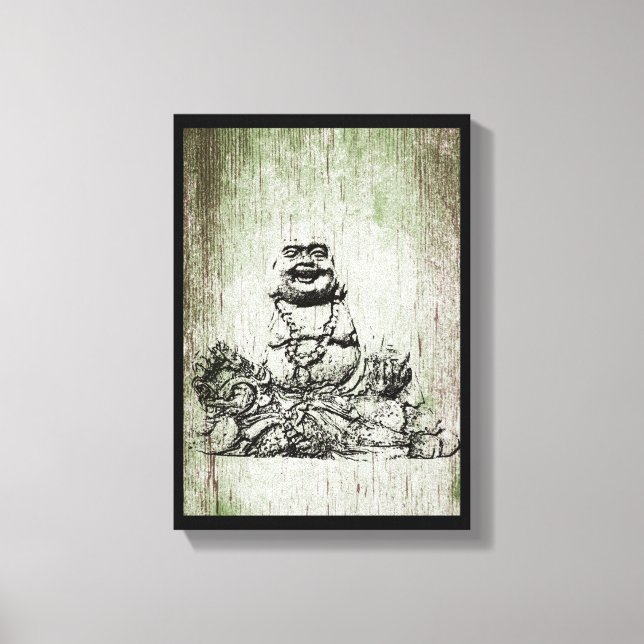Jade Buddha Wrapped Canvas (Front)
