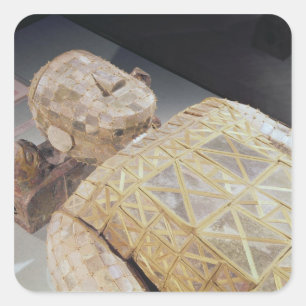 Jade burial suit square sticker