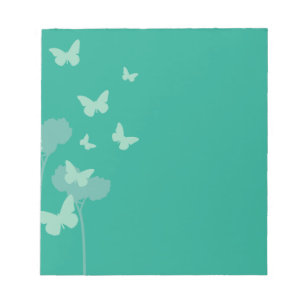 Jade Butterflies Notepad