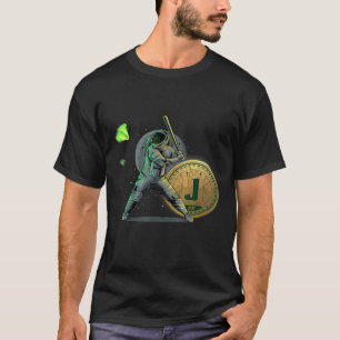 Jade Currency Crypto Gem Market Astronaut To The M T-Shirt