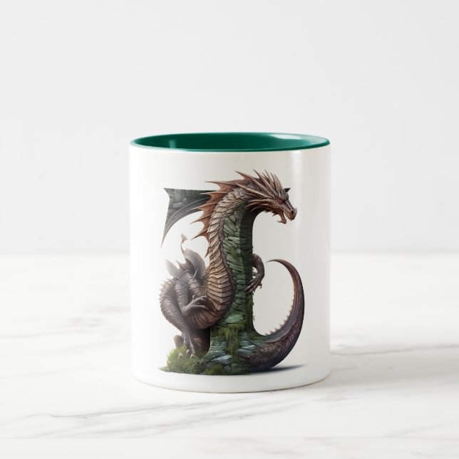 Jade Dragon Charm: Dragon Cute Cup - Type J (Center)