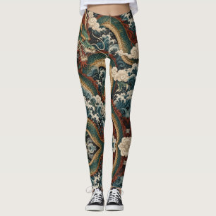 Jade Dragon Leggings