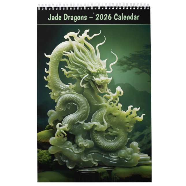 Jade Dragons – 2026 Calendar (Cover)