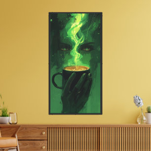 Jade Dreams – The Awakening Brew Canvas Print