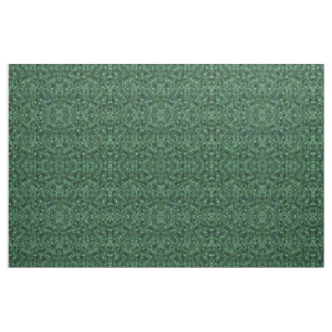Jade Green Cobbled Patchwork Terrazo Pattern Fabric