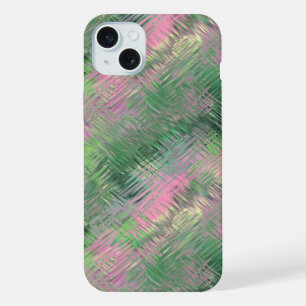 Jade Green Crystal Gel Pattern iPhone 15 Plus Case