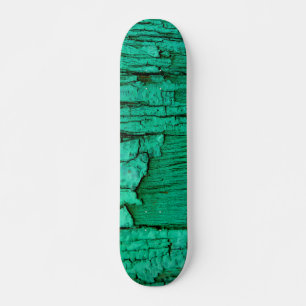 Jade green wood skateboard. skateboard