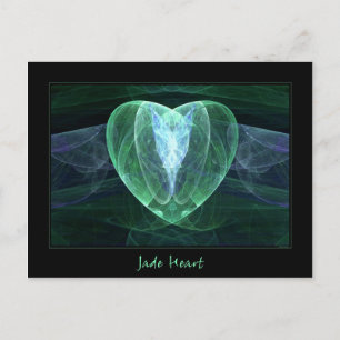 Jade Heart Postcard