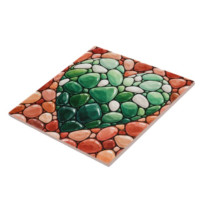Jade Heart Tile (Side)