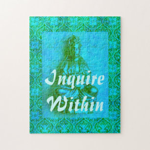 Jade Kwan Yin Jigsaw Puzzle
