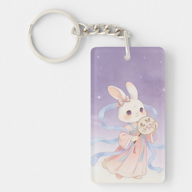 Jade Rabbit Keychain (Front)