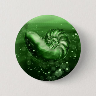 Jade Seashell 6 Cm Round Badge