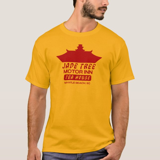 Jade Tree Motor Inn Retro Myrtle Beach  T-Shirt (Front)