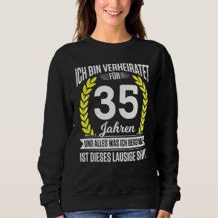 Jade Wedding 35th Wedding Anniversary Sweatshirt