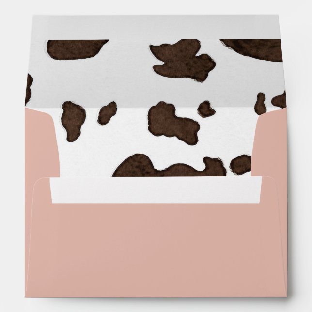 JADE Wine Cowgirl Country Bohemian Bachelorette Envelope (Back (Bottom))