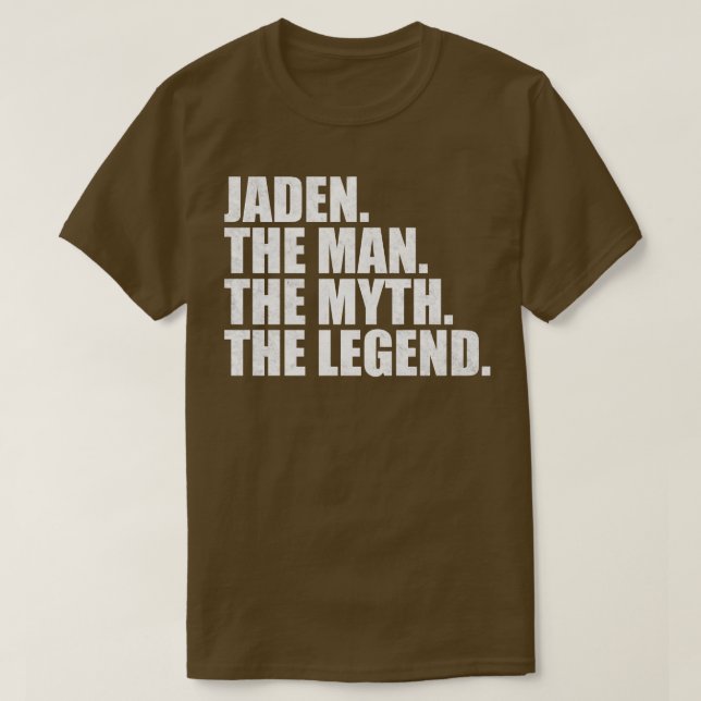 JadenJaden Name Jaden given name T-Shirt (Design Front)