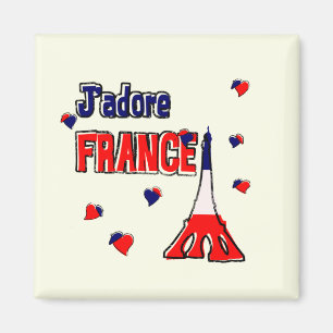 J'Adore France Magnet